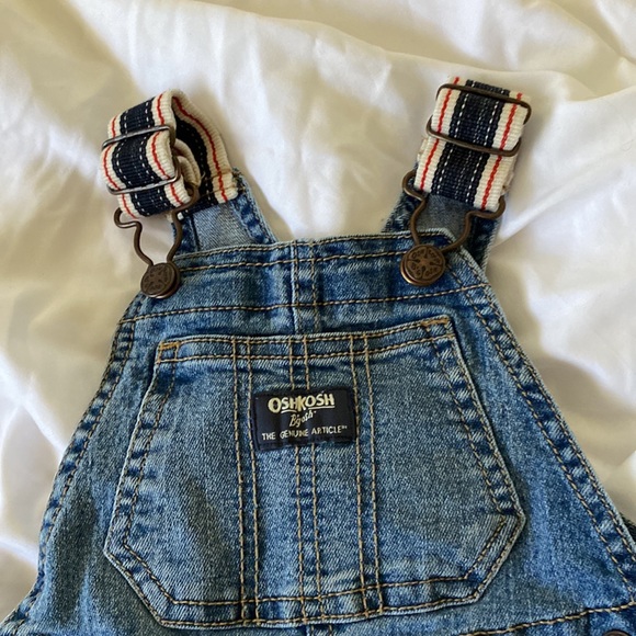 18M Baby Oshkosh B’Gosh Classic Jean Overalls - Picture 2 of 3